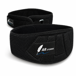 ARSTORMS Padded Weightlifting Belt – Breathable Gym Support Belt