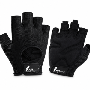 ARSTORMS Black Half-Finger Weightlifting Gloves – Gym & Fitness Training Gloves