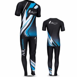 ARSTORMS Men’s MMA Compression 3-Piece Set – Rash Guard, Compression Shorts & Pants