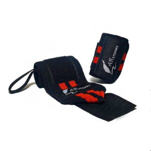 ARSTORMS Heavy Duty Wrist Wraps – 3-Inch Wide Weightlifting Support with Thumb Loop for Gym, Powerlifting & CrossFit (Pair)