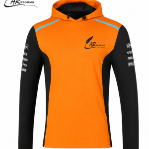 ARSTORMS Orange & Black Performance Hoodie